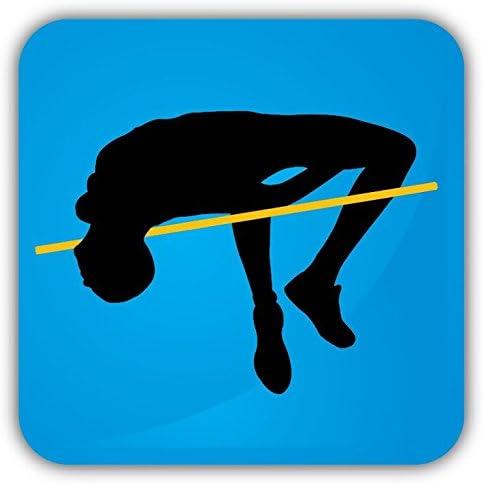Zirni Pole Vault Sport Icon Sticker Decal Design 5'' X 5''