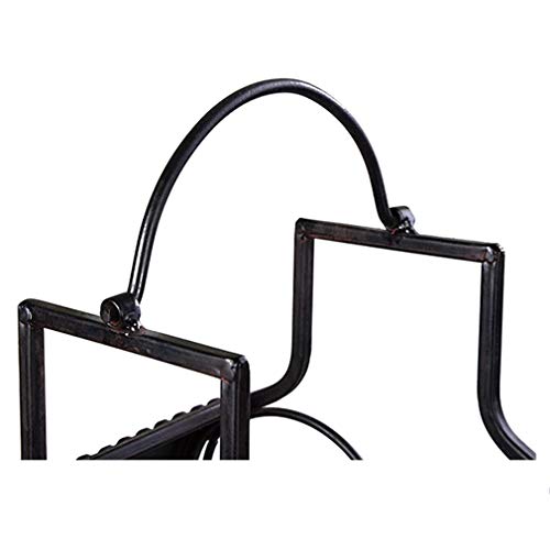 Soporte para 6 botellas de vino metálico de mesa miniatura 5