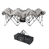 Design double spacieux et confortable : avec ses dimensions extra larges, il offre beaucoup d'espace pour dormir pour deux personnes, de sorte que vous et votre partenaire pouvez profiter d'un sommeil profond et paisible même à l'extérieur.