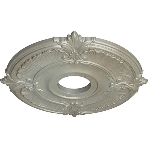 Image of Ekena Millwork CM18ATFLSDecorative Ceiling Medallions Modeled After Original Historical Patterns & Designs, Flash Gold
