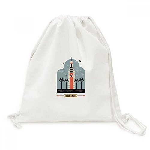 Sac cordon Hong Kong en toile contre l'encombrement en voyage