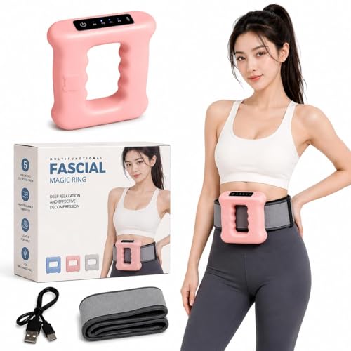 Image of Multifunctional Full-Body Fascial Ring, Deep Tissue Vibrations,High-Frequency Vibration, Adjustable Massage Modes,Portable Electric Fascia Blaster for Muscle Knot Recovery & Relaxation (Style 8)