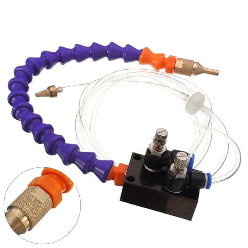 OriGlam ãâ‚¬ÂThe Mist Coolant Lubrication Spray System for Metal Cutting Engraving Cooling Sprayer Machine for Air Pipe CNC Lathe Milling Drill