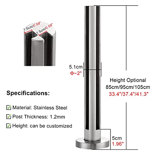 Connecteur de balustrade pour securiser la terrasse et support de cloture d angle