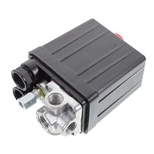 NUOBESTY Luftkompressor Druckventil Automatisches Pneumatikventil Kunststoff Sicheres Druckregelventil Kompressorzubehör Für Heimwerker