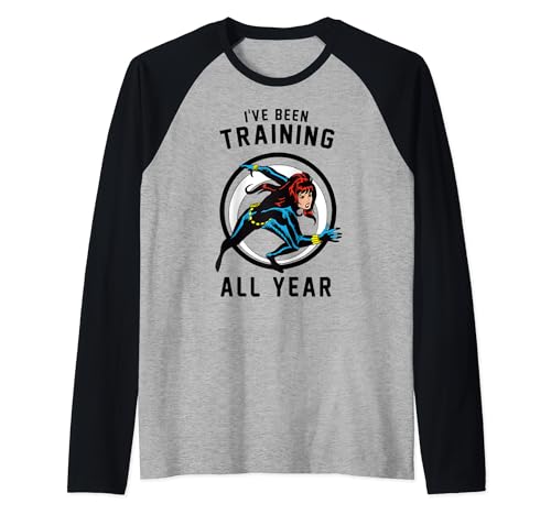 Black Widow Marvel Avengers Raglan t-shirt confortable style baseball