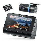 【800万画素超強暗視+128GB SDカード付属】 70mai Dash Cam 4K A800SE ドライブレコーダー HDR搭載 F1.55 超広角 超強暗視 3インチ液晶画面 GPS ADAS安全運転支援 常時録画 衝撃録画 駐車監視 スマホ連携 パソコンと接続可能 技適認証済 全国LED信号対応ノイズ対策済 日本語取扱書 SDカード付属(128GB)