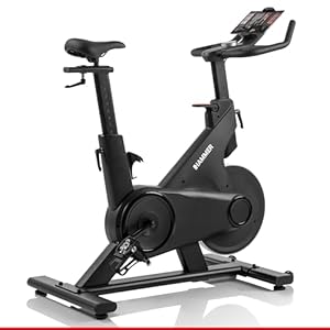 HAMMER Speedbike Speed Race X, Indoor Cycle, 20 kg Schwungmasse, Heimtrainer Fahrrad, Kinomap und Zwift, Hometrainer Fahrrad, Belastbarkeit 130 kg