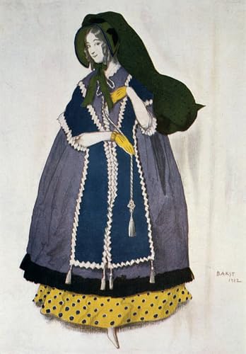 Cuadro pintura al óleo de ballet Leon Bakst para decoración del hogar 60x90