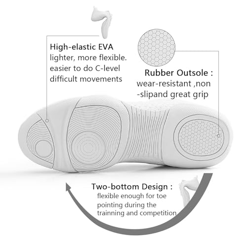 Girls Black Cheer Shoes White Cheerleading Shoes for Girls Breathable Youth Cheeerleading Dancing Shoes Competition Training Sneakers4