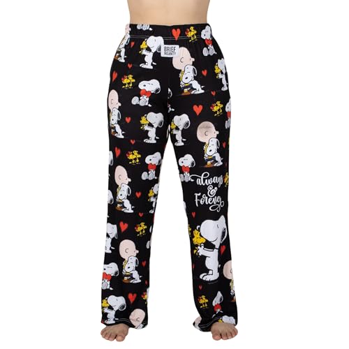 BRIEF INSANITY Snoopy Floral Lounge Pajama Pants for Men and Women (S-XXL)
