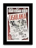 HWC Trading Casablanca Geschenke Geduckter Poster 