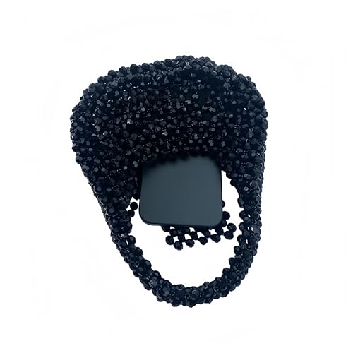 JHTPSLR Beaded Purse with Chain Womens Mini Acrylic Beaded Crossbody Bags Clutches Handbags for Wedding Evening Party3