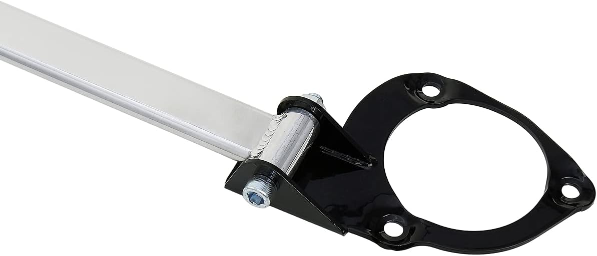 HPS Performance Polished Front Strut Bar Tower Brace Compatible for 2012-2014 Toyota Camry 2.5L, 42-102P