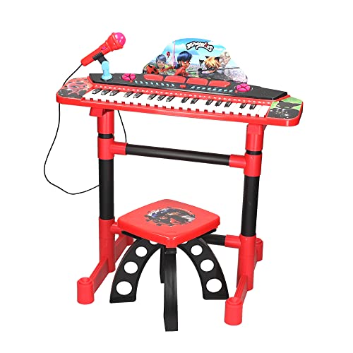 Reig 2686 - Miraculous Ladybug Piano Con Sgabello - 2