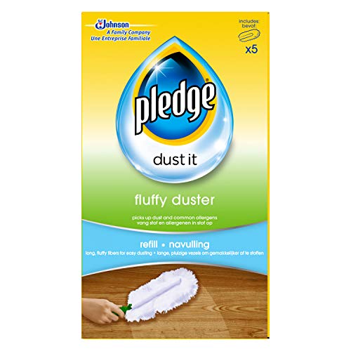 Pledge Dust It Fluffy Duster Refill 5 Pack