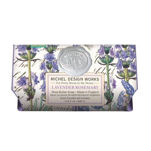 Image of Michel Design Works Large Bath Soap Bar, Lavender Rosemary