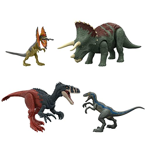 Mattel Jurassic World Pack dinosaurios iniciación 4 figuras de