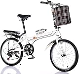 Construction haut de gamme : Les vélos pliants bénéficient d'améliorations constantes en matière de conception et de fabrication. Fabriqués en acier au carbone robuste, ils sont également dotés de selles confortables, de freins efficaces et de vitesses réactives.