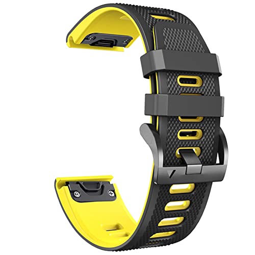 Bracelet de montre en silicone 22mm pour Garmin Fenix 7 et 6 Pro coloris agate