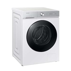 Samsung WW11DB8B95GHU2 Bespoke Waschmaschine, 11 kg, 1.400 U/min, Extra energiesparend, EEK: A (-40%), AI Ecobubble, QuickDrive, AI Wash, SuperSpeed 39 Min, Weiß