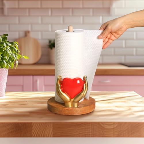 Soporte para toallas de papel con manos de resina para un hogar con estilo 5