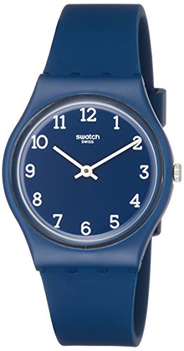 Swatch Originals Blueway Blue Dial Silicone Strap Unisex Watch GN252