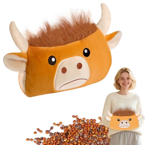 Scaldamani per microonde, cuscino in peluche a forma di mucca