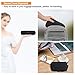 Elonbo Carrying Case for KAVOYI/TEBIYOU/Beico 32 Bit Handheld Games, Portable Arcade Gaming Player Travel Storage Cover, Electronic Video Games Toy Organizer Holder Bag, Black+Inside Orange