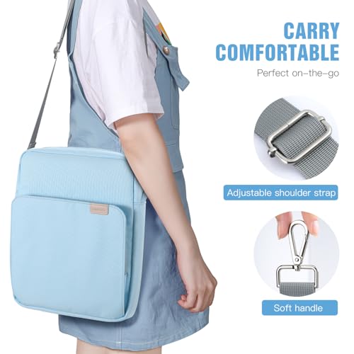 Image of TiMOVO 9-11 inch Tablet Sleeve Bag Carrying Case with Strap, Light Blue