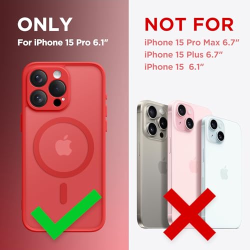 Coque iPhone 15 Pro antichoc MagSafe avec protection caméra