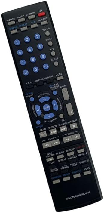 Replacement Remote Control Replace for TV/Audio/Projector for Kemwood AV Receiver RC-F0707 RC-F0707E RCF0707E RC-F07077E