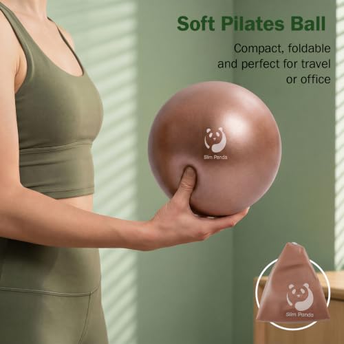 Image of Slim Panda Pilates Ball 9 Inch Anti-Burst Small Exercise Ball