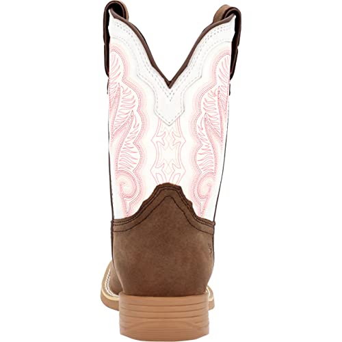 Image of Durango Lil' Rebel Pro Big Kid's Trail Brown and White Western Boot