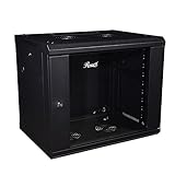 Rosewill Professional 9U Wall mount Cabinet Enclosure 19-Inch Server Network Rack With Locking Glass...