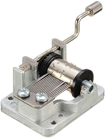 1 PC 18 Tones Mechanical Hand Crank Craft DIY Music Box Movement Play Music Movement Special Personalized Gift (You Are My Sunshine)