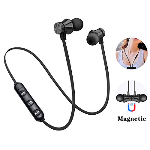 Bluetooth Headphones Wireless in-Ear Earbud HiFi Bass Stereo Sweatproof Earbuds IPX7 Waterproof Built-in