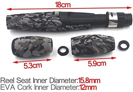 Mnft 1Set Cork Split Grip Rod Handle Kit Baitcast Fishing Rod Building And Repair Tackle With Plastic Reel Seat D149 0 #TOP2