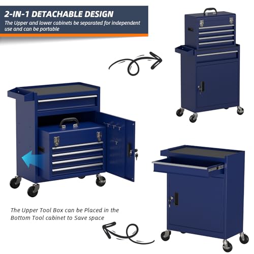 Rolling Tool Chest with Drawers