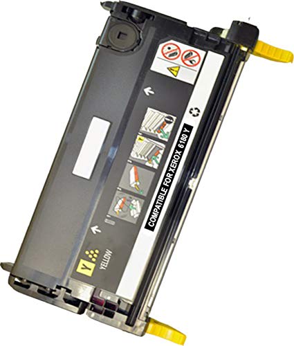 Speedy Toner XEROX 6180 Remanufactured Yellow High Yield Capacity Laser Toner Cartridges Replacement Xerox 113R00725 Use for Xerox Phaser 6180 MFP