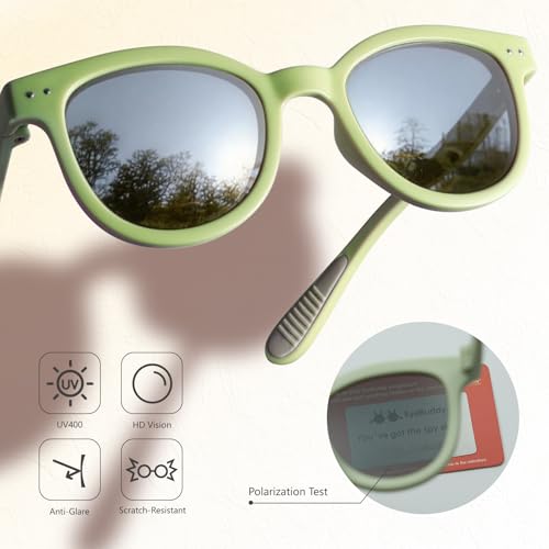 Image of EYEBUDDY Kids Toddler Sunglasses Age 2-4 /3-5 Boys Girls Polarized UV Protection Sun Glasses for Age 2-8