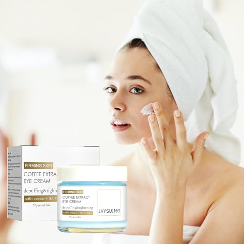 Phix Caffeine Eye Cream Caffeine Eye Cream 2 Pieces Eye Cream for Dark Circles and Puffy Eyes Suitable for Lightening Dull Eye Skin Improving Eye Bags and Dark Circles - Image 8