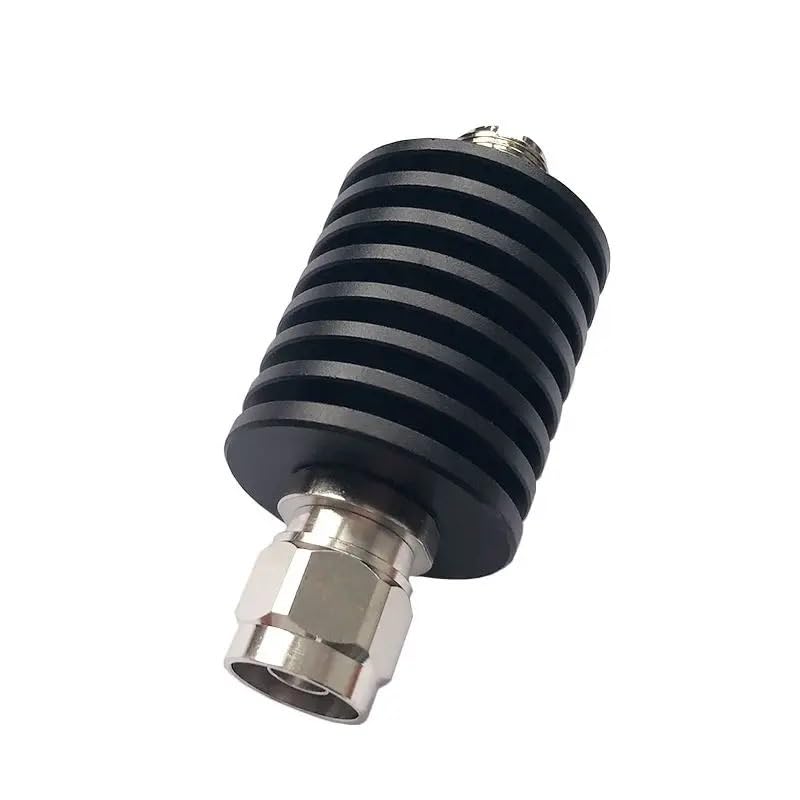 SAHUL 25W N Tipo Attenuatore DC-3GHz/4GHz RF coassiale Connettore di alimentazione N maschio a femmina - 50 Ohm, 1-50dB Attenuazione (30db, 4Ghz)