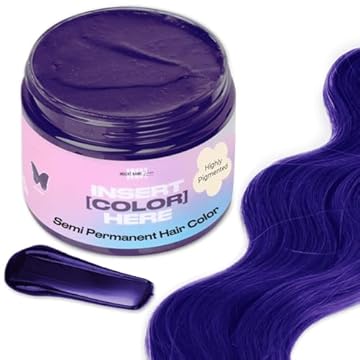 best permanent purple hair dye for dark hair without bleach