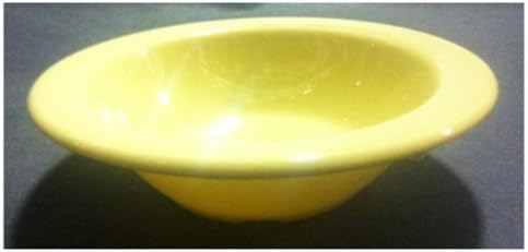 Yanco NS-304Y Nessico Fruit Bowl, 5 oz Capacity, 1.5" Height, 4.75" Diameter, Melamine, Yellow Color, Pack of 48