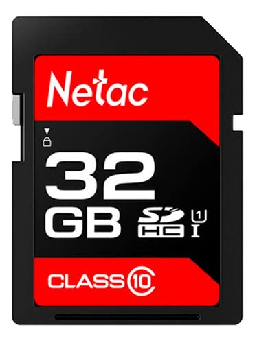 Cartão Memória Sd N.etac 32gb Velocidade de Leitura de até 100Mbs Classe de velocidade c10 Barrament