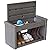 Step2 Lakewood Boot Bench Stylish & Functional Shoe Organizer with Extra Storage Space, Brown