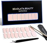 Beaolata Nail Polish Strips, 32PCS Salon Quality Wraps, Long Lasting Gel Nail Stickers for Women Easy Apply& Remove (Sweet Pink)