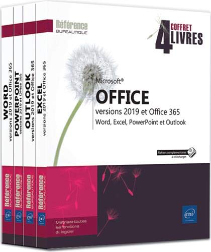 Télécharger Microsoft® Office (versions 2019 et Office 365) - Coffret de 4 livres : Word, Excel, PowerPoint et PDF