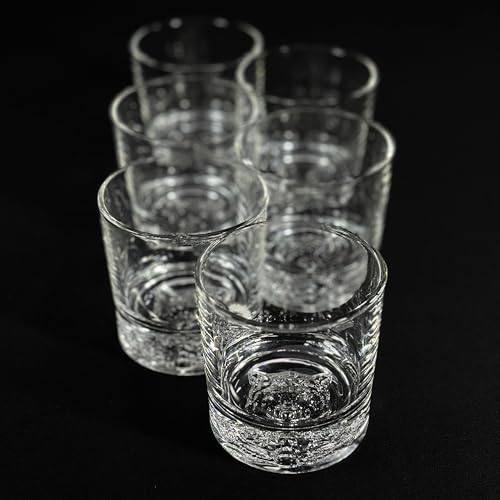 Image of Melbify Plain Wolf Whiskey Glass Gift Set | 6 pcs Set | 300 ML | Ultra-Premium | Imported | Luxurious | Ideal for Wedding Gifts, Anniversary, VIP and Corporate Gifts